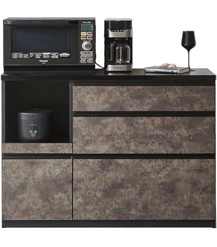 Amazon｜モント(MONT) 120スリムカウンター キッチンカウンター120