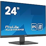 iiyama モニター ディスプレイ 23.8インチ フルHD IPS方式 DisplayPort HDMI D-Sub 全ケーブル付 3年保証 国内サポート XU2493HS-B4