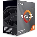 AMD Ryzen 3 3100, with Wraith Stealth cooler 3.6GHz 4コア / 4ス…