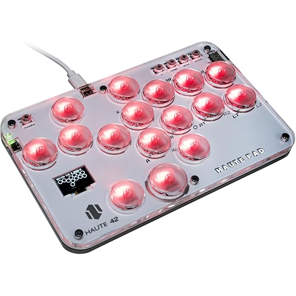 Amazon.co.jp: Borcham 16キーミニオールボタンアーケードスティック