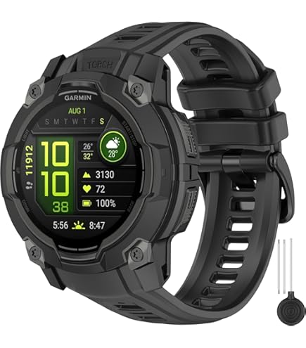 GARMIN Instinct 3 ブラックラバーベルト Amazon.co.jp: ガーミン(GARMIN) Instinct 3 Tactical Dual Power 45mm