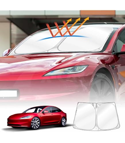 Tesla Sunshade for Model 3/Y/S/X & Car Sun Shades