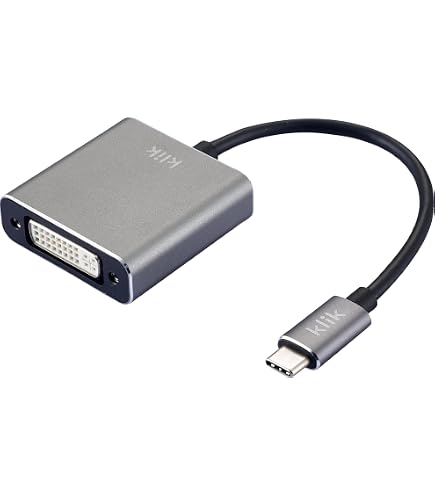 Adattatore USB 3.1 Type-C Maschio A DVI Femmina, Cavo 19.5 Cm Per Macbook E PC Portatili