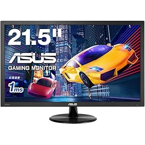 ASUS ゲーミングモニター 21.5型FPS向き/1ms/TN/HDMI×1/D-sub/スピーカー内蔵/ブルーライト…