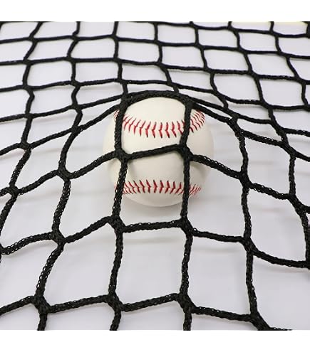 Amazon | ANDGOAL 野球ネット 3x6m 網目25mm 線径3mm 防球ネット 網