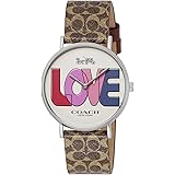[コーチ] 腕時計 PERRY ペリー ホワイト 文字盤 ステンレススチール クォーツ 36MM Watch 14503570 レディース ブラウン [並行輸入品]