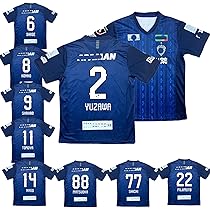 アビスパ福岡　ユニフォーム　駒野　サッカー　M アビスパ福岡創設30周年記念OB戦の ユニフォームデザインを