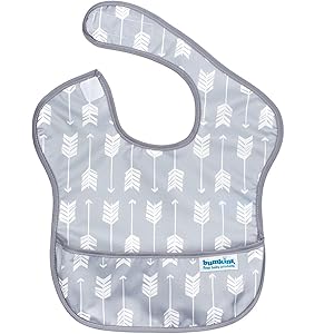 バンキンス 油が落ちるスタイ【日本正規品】スーパービブ 柔らかくて軽量 洗濯機で洗えてすぐ乾く お食事用防水ビブ 6~2…