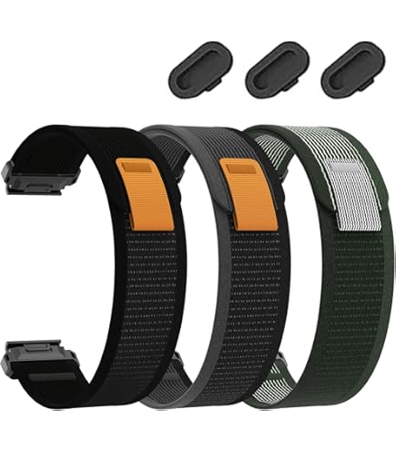 Amazon.co.jp: Garmin Quickfit 腕時計バンド、通気チタン