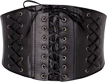 Chic Diary ベルト レディース 太ベルト サッシュベルト コルセットベルト大きいサイズ 幅広ベルト ウエストベルト リボンベルト 太い ゴム レザー弾性 おしゃれ ファッション 個性 ベルト 通販 Amazon