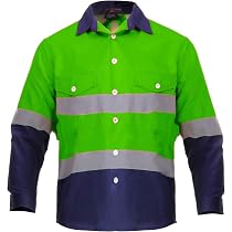 Hi Vis Reflective Safety Work Shirts 