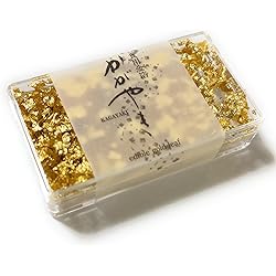 Amazon | 金の舞 金沢箔一 食用金箔 金粉 内容量 0.05g 切り廻し(竹箸