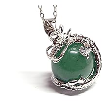 Amazon | 【SION】天然石 ドラゴン 龍 ペンダントトップ タイガーアイ