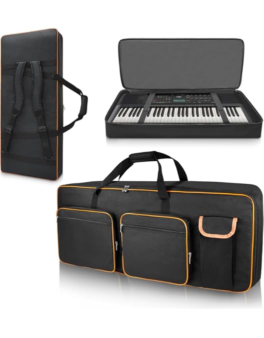 Amazon | AKOZLIN 61鍵用 キーボードケース キーボードバッグ 電子