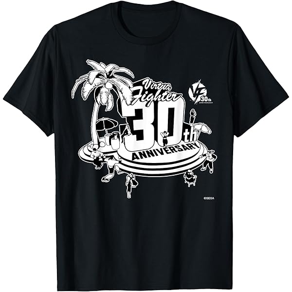 Amazon | 『バーチャファイター』シリーズロゴ Tシャツ | Tシャツ