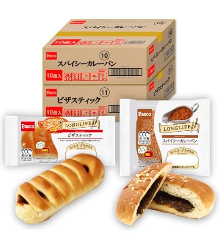 Amazon.co.jp: Pasco まとめ買い6箱セット (菓子・惣菜パン6種60個