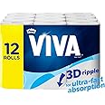 VIVA Paper Towels 12 Count (4x3 Rolls) - Packaging May Vary