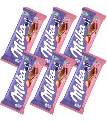 Amazon | Milka ミルカ チョコレート アルペンミルク 100g 6個