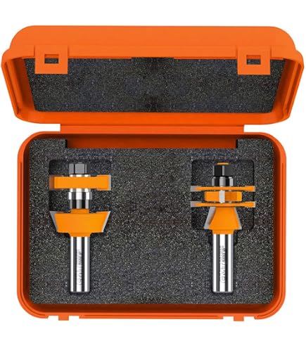 Shaker Style Router Bit Set Shaker Router Bit Set Whiteside Router Bit Set - 15 Degree Shaker Rail ...