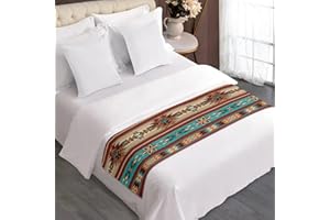 ZFRXIGN Southwestern Bed Runners for King Size Bed Aztec Bedding Set Bed Scarf Bed Runners & Scarves for Hotel Home Decor Rug Native American Style Table Cloth