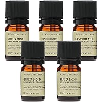 Amazon.co.jp: インセント エッセンシャルオイル 精油 5本セット