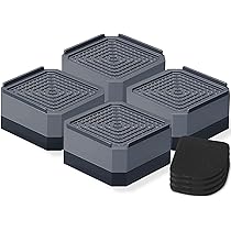 Amazon.co.jp: 洗濯機用防振かさ上げ台 底上げ 防振ゴム 4cm高さ L型