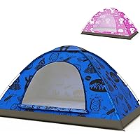 KidzAdventure 2 in 1 Kids Play Tent/Kids Tent for Camping | 1 – 2 Person Backpacking Tent for Kids | Ultralight Indoor & Outd