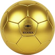 Amazon.co.jp: Linkidea サイズ5 ゴールドサッカーボール、フリー