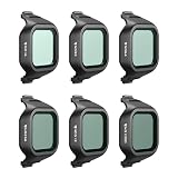 Freewell オールデイ NDフィルター 6個パック DJI Mini 5 Pro – ND16、ND32、ND64、ND256、ND512、ND1000用 – 映画のような空中映像用のフルライトコントロール