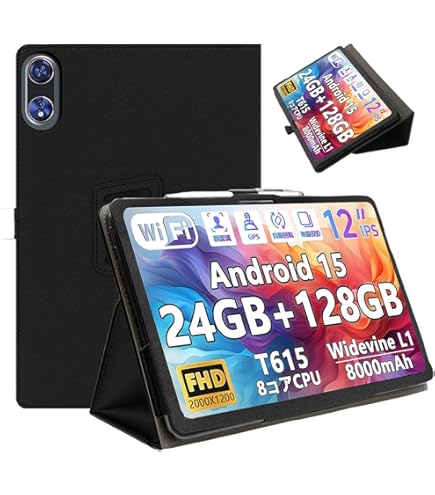 Amazon.co.jp: 【Android 15 タブレット 12インチ】 Rebecco K90