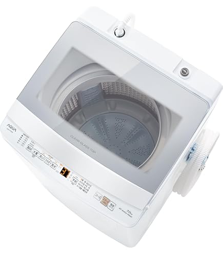 Amazon | アクア 5.0kg 全自動洗濯機 ホワイトAQUA AQW-GS50G-W の