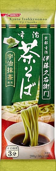 日清 伊藤久右衛門 宇治 茶そば 200g ×5個