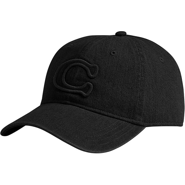 Amazon.co.jp: [コーチ] CAA64 メンズ ベースボールキャップ CAP 黒
