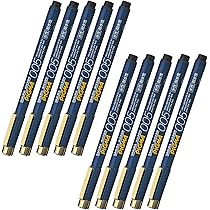 Amazon.co.jp: サクラクレパス 水性ペン ピグマ 0.1mm 黒 10本 ESDK01