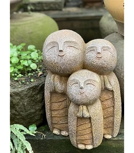 Amazon.co.jp: 信楽焼 お地蔵様 置き物【わらべ地蔵 me-0015】守り神