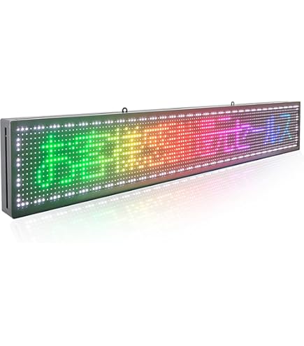 Amazon | 横縦両用ー超薄型超高輝度カラーピッチ5mm LEDポード LED
