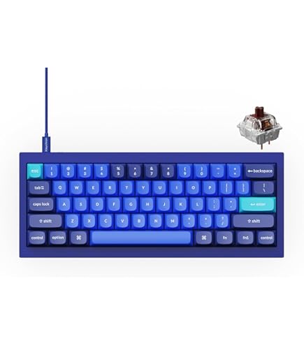 Amazon | Keychron Q4 有線 カスタム メカニカル キーボード QMK/VIA