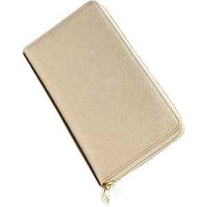 通帳ケース 磁気防止 本革 大容量 おしゃれ パスポートケース YKKファスナー