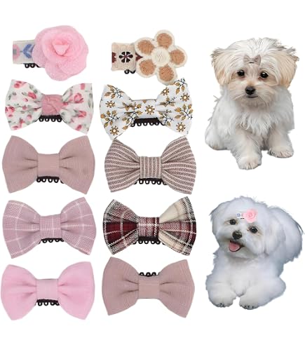 犬様ご確認用☆ベビーヘアクリップ Amazon | ZHEJIA 犬用 ヘアクリップ 王冠【10個セット】ペット髪飾り