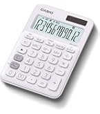 Amazon | カシオ スタイリッシュ電卓 ホワイト ジャストタイプ 12桁 JF