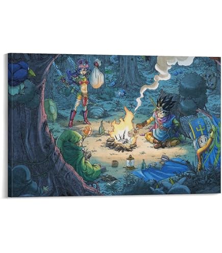 Amazon.co.jp: ドラゴンクエスト3リメイクゲームポスター ポスター装飾