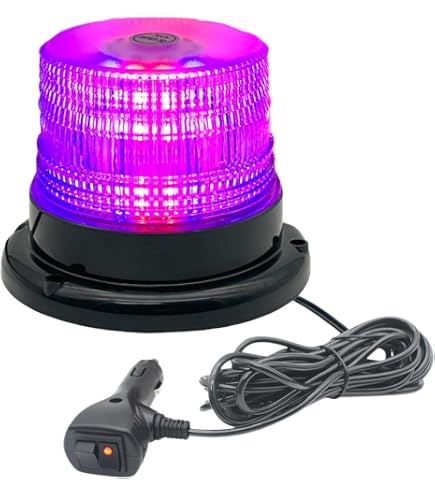 回転灯紫　LED 12v 24v 磁石　マグネット　シガーソケット Amazon.co.jp: Hubiuyo カタツムリ型回転警告灯 回転灯 回転式警告灯