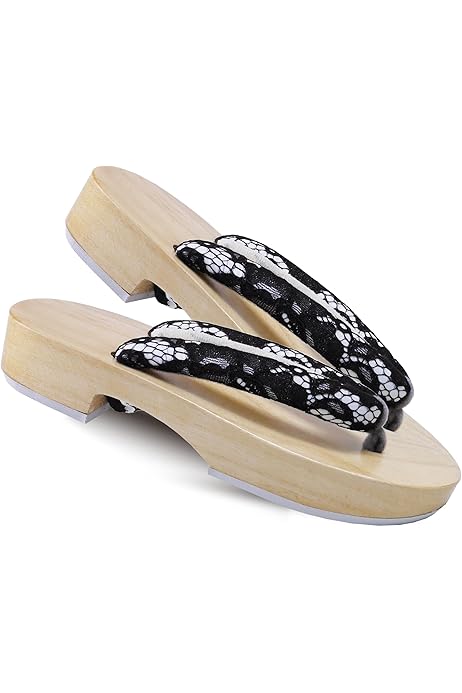 和装小物焼桐下駄女性用小紋柄鼻緒60足まとめてM6254A