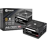 Apexgaming AGシリーズ 80 PLUS GOLD認証 750W フルプラグインATX電源 10年保証 PSU AG-750M-V2-JP PSEケーブル (750W)