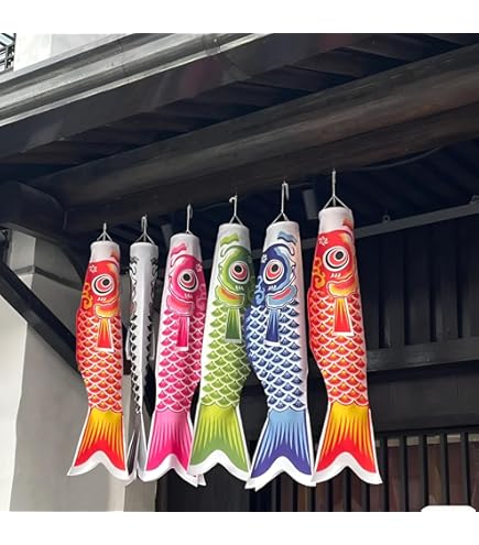 Amazon | TARO 岡本太郎 鯉のぼり ミニ鯉 赤白セット こいのぼり