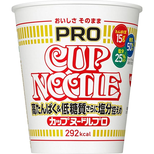 Amazon.co.jp: カップヌードル PRO 高たんぱく&低糖質 [1日分の