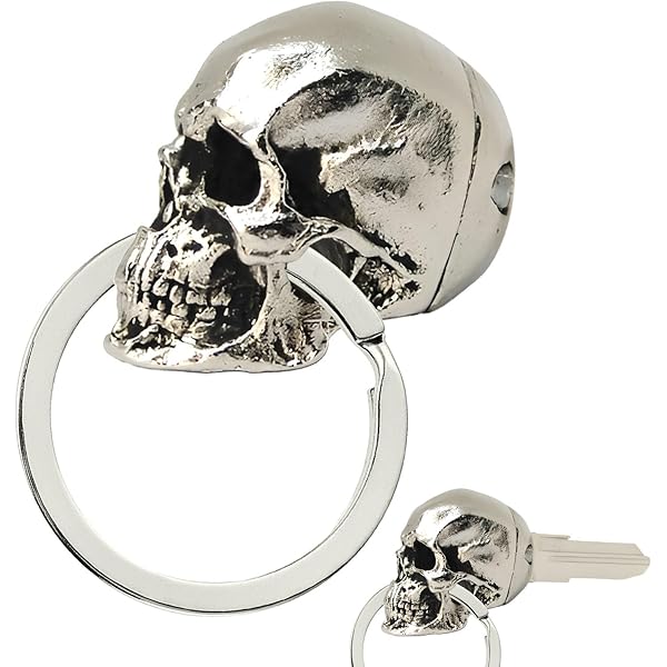 猿　頭蓋骨　キーホルダー Amazon.co.jp: 不気味な鍵、悪魔の頭蓋骨の鍵, クールなメタル