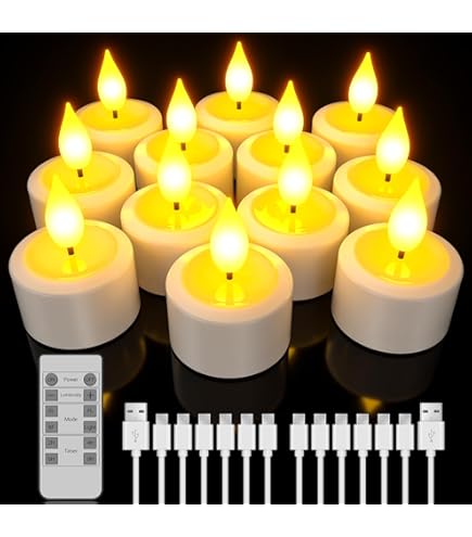 Amazon.co.jp : merrynights LEDキャンドル ティーライトキャンドル