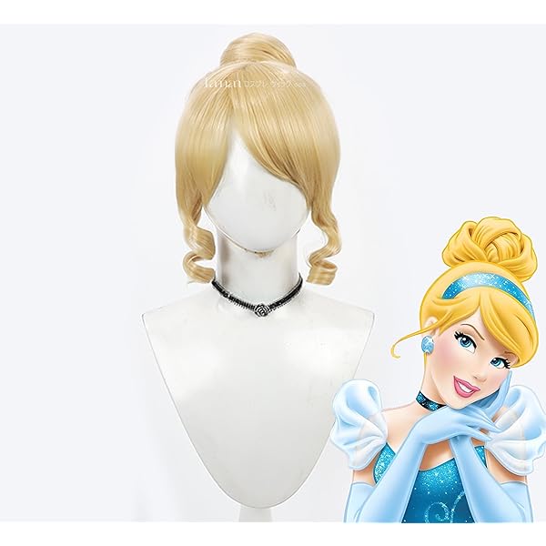 シンデレラ.コスプレ.ウィッグ Amazon.co.jp: Cosplay wig ハロウィン女性シンデレラプリンセス