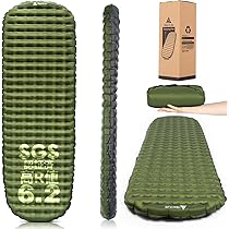 Amazon | Hikenture高R値6.2 エアーマット【8.5cm極厚○超軽量○SGS